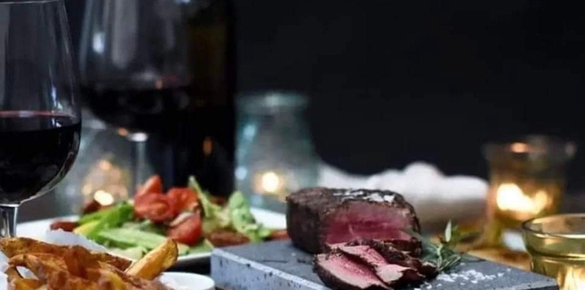 Bamboe borden met steengrill voor Horeca, Ophalen, Hout, Bruin, Overige typen