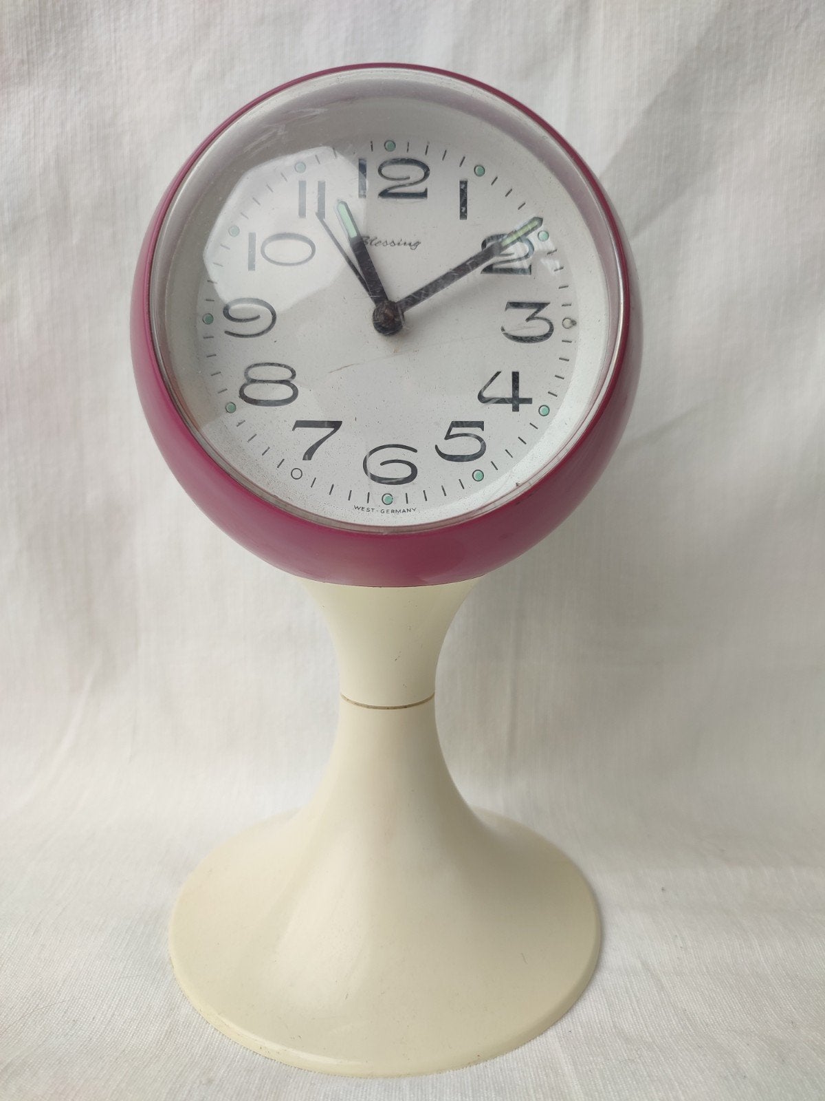 Vintage Space Age Blessing wekker, West-Duitsland, jaren '70, Ophalen of Verzenden