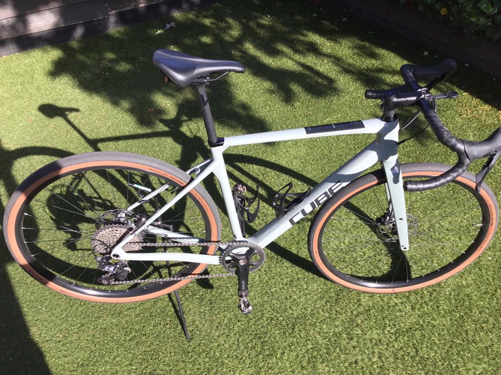 Cube Nuroud Pro Carbon Gravel Bike., Zo goed als nieuw, Meer dan 20 versnellingen, 53 tot 57 cm, Ophalen