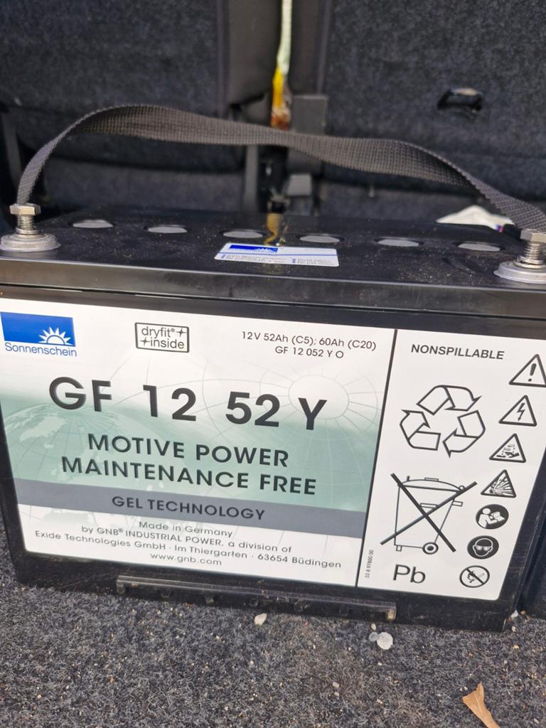 Sonnenscheinen gel accu, Auto-onderdelen, Accu's en Toebehoren, Ophalen, Gebruikt