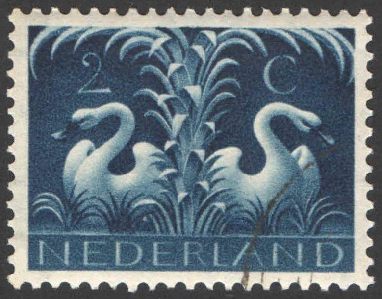 Nederland NVPH nr 407 gestempeld, Postzegels en Munten, Postzegels | Nederland, Verzenden, Na 1940, Gestempeld