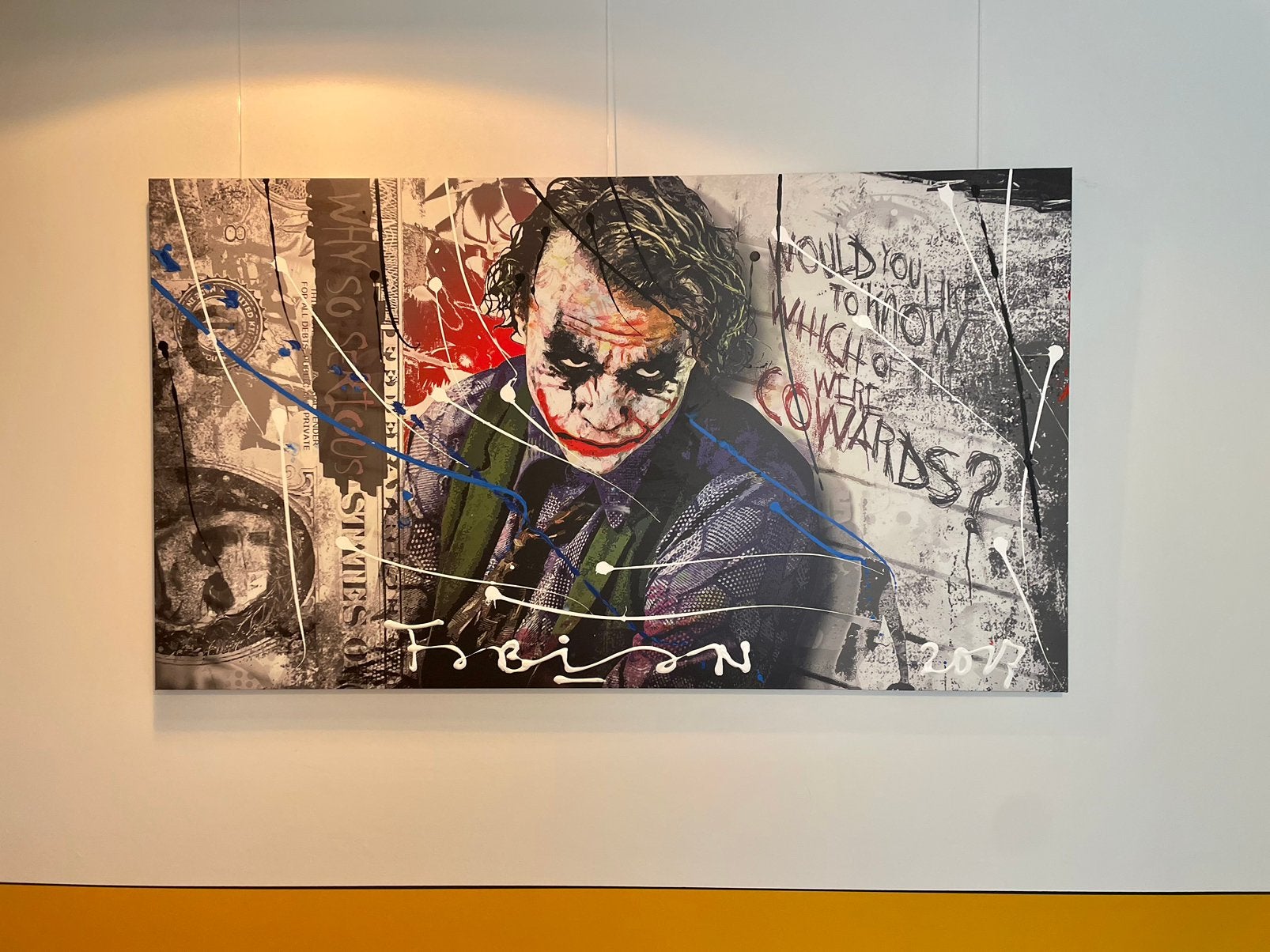 “The Joker” van Fabian (leerling van Herman Brood), Antiek en Kunst, Ophalen