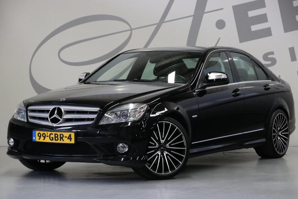 Mercedes-Benz C-klasse 280 Avantgarde/ AMG-line/ Bi-xenon/ N, Achterwielaandrijving, Zwart, Bedrijf, Sedan