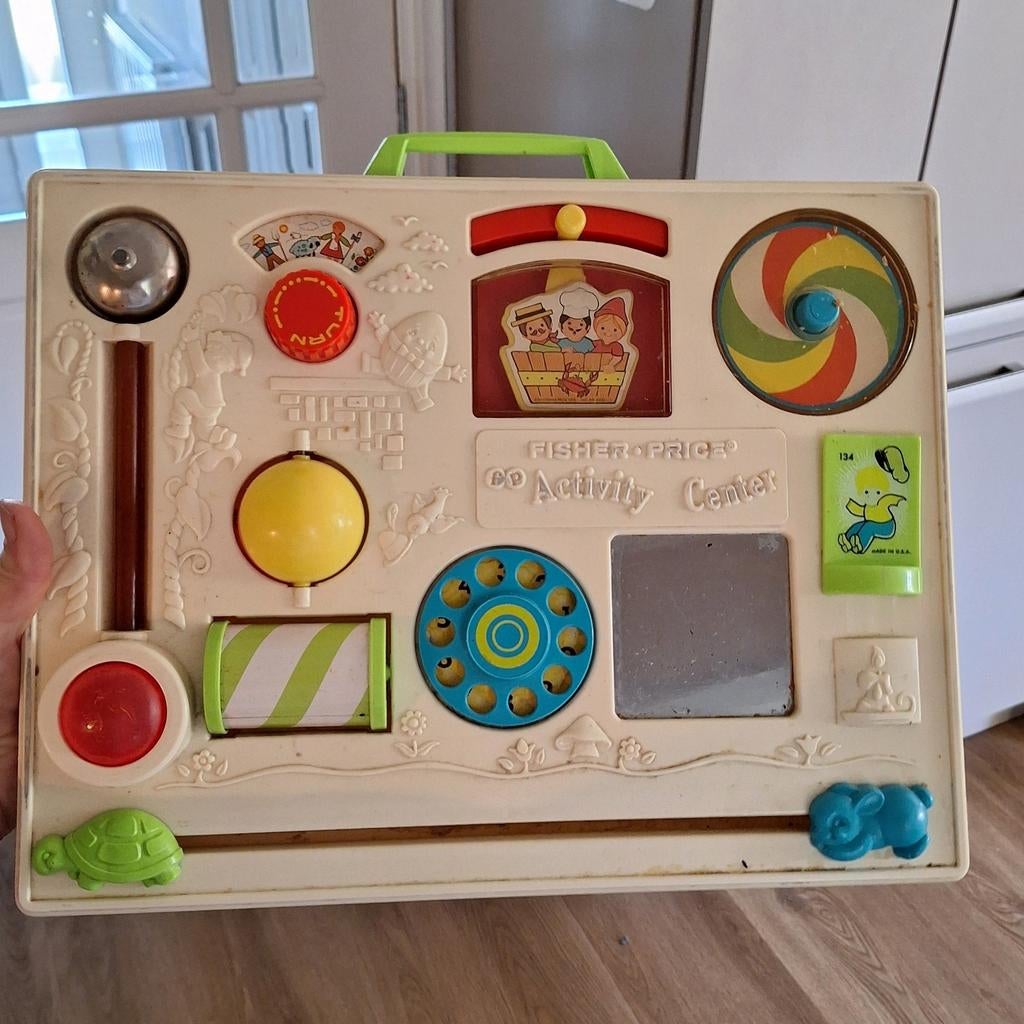 Vintage Fisher-Price Activity Center Speelbord, Ophalen, Gebruikt, Overige typen