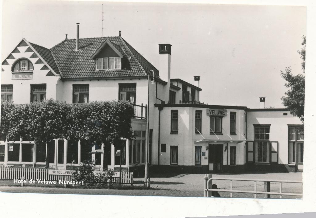 9663 Hotel De Veluwe Nunspeet, Ophalen of Verzenden, 1940 tot 1960, Gelderland