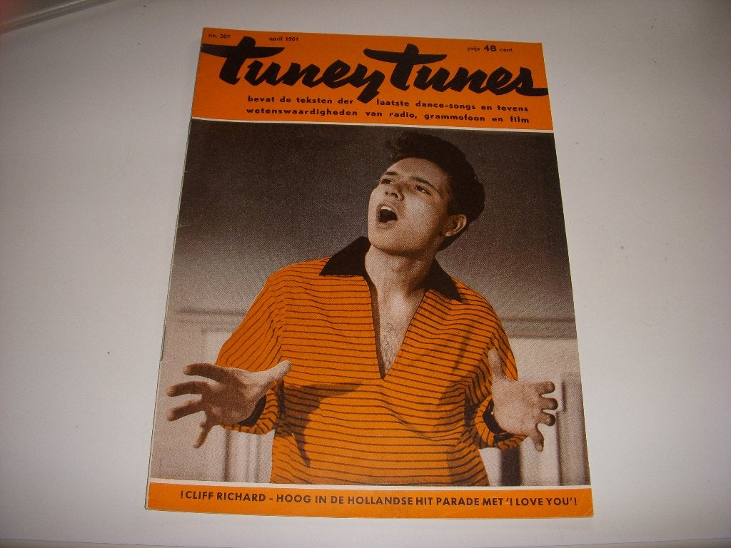 Muziektijdschrift Tuney Tunes april 1961, Hit parade, Ophalen of Verzenden, Zo goed als nieuw, Muziek, Film of Tv