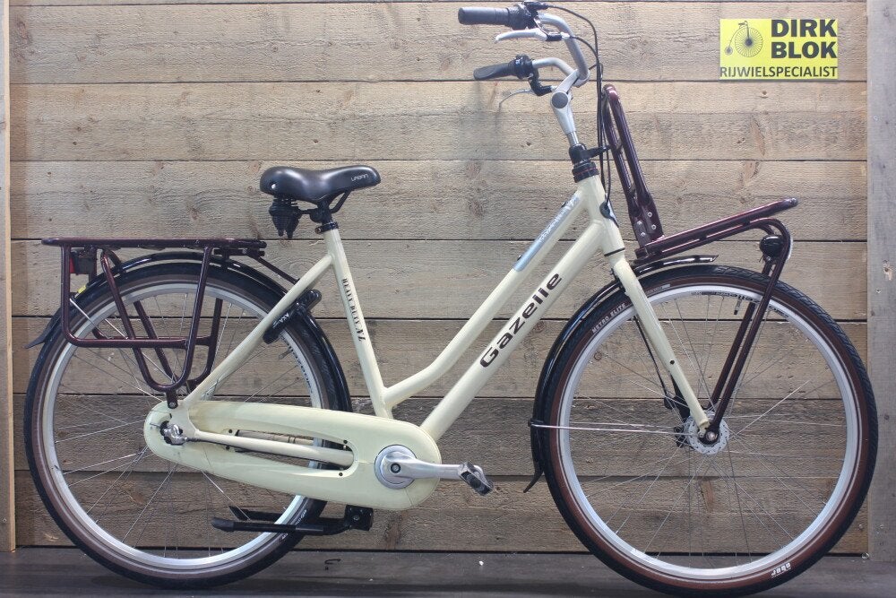 Gazelle Heavy Duty transportfiets 3v D54 crème 3mnd garantie, Niet ingevuld, Gebruikt, Niet ingevuld, Niet ingevuld