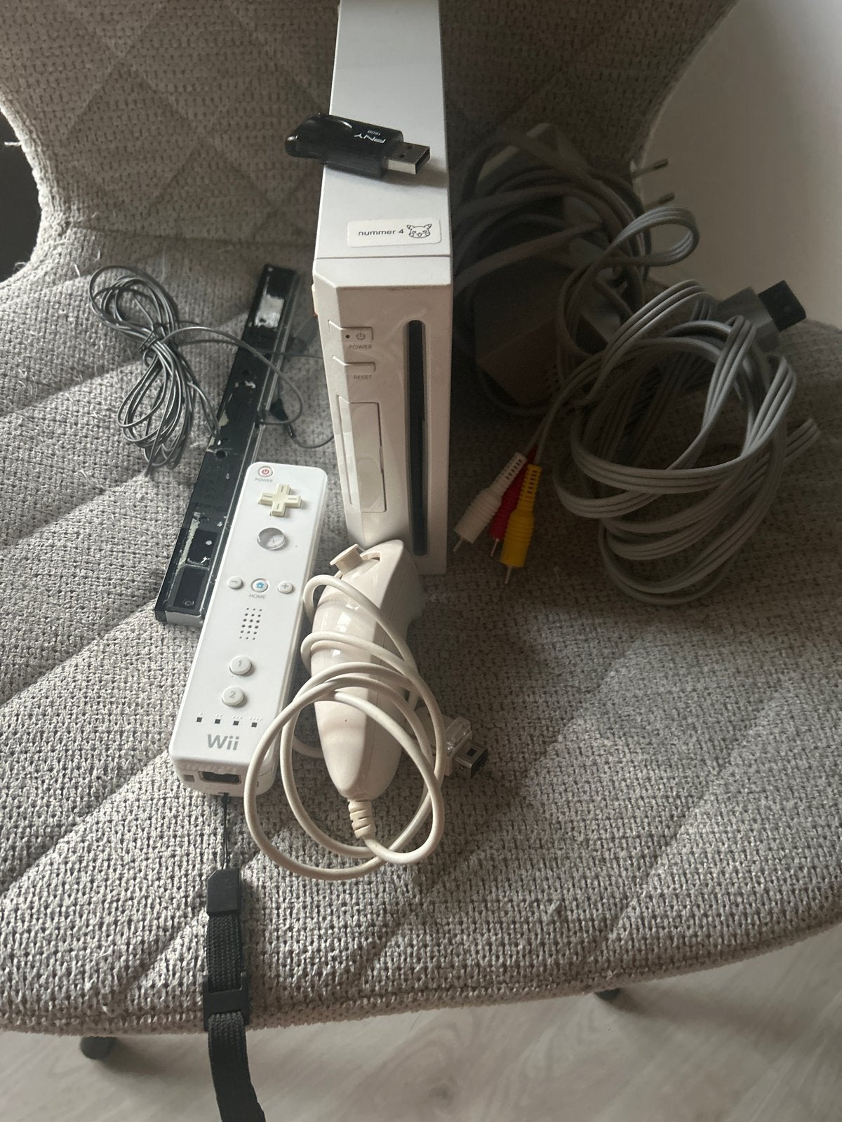 Wii Console met 1 controller en games, Ophalen, Gebruikt, Met 1 controller, Met games