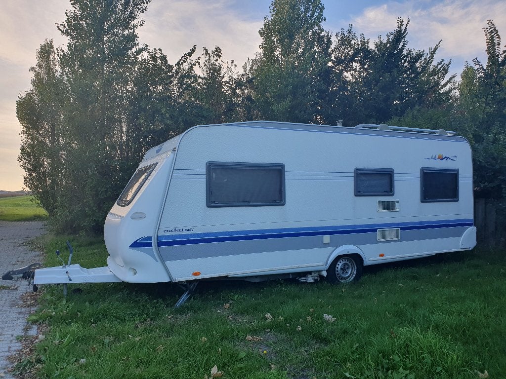 Hobby 540 excellent easy met aparte bedden op Texel, Rondzit, Hobby, Particulier, Fietsenrek