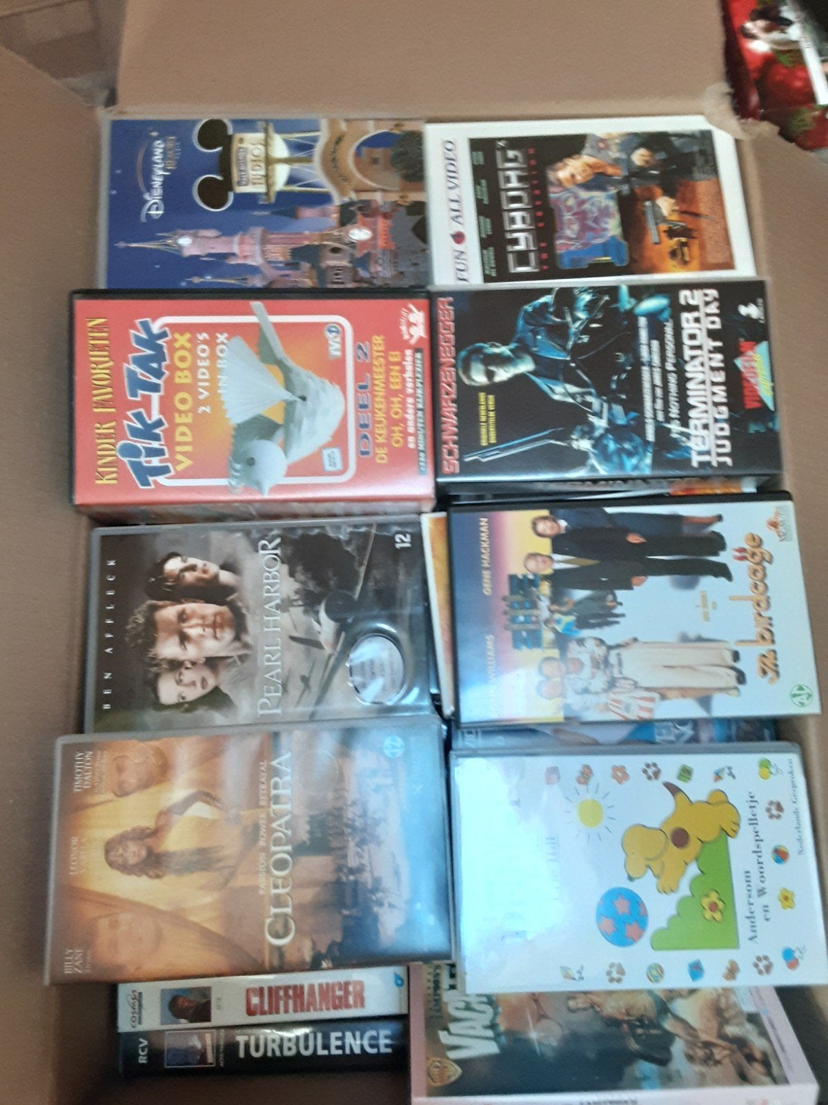 Grote collectie VHS-banden: Disney, films en meer!, Ophalen, Gebruikt, Alle leeftijden, Ex-rental