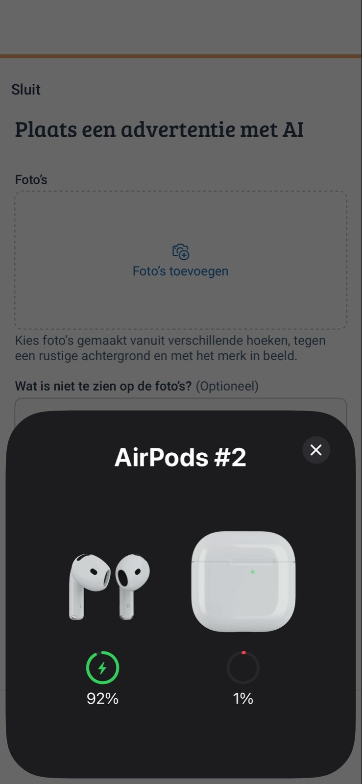 Apple AirPods 4- Zo goed als nieuw, Audio, Tv en Foto, Koptelefoons, In-ear, Bluetooth, Ophalen of Verzenden, Zo goed als nieuw