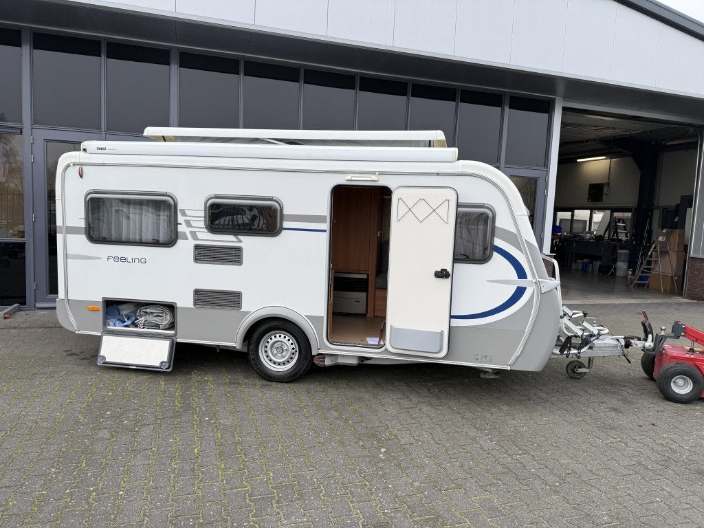 Eriba Feeling 425 Bed + Zit + WC + Mover + Tent + Luifel etc, Bedrijf, Treinzit, 750 - 1000 kg, Schokbreker