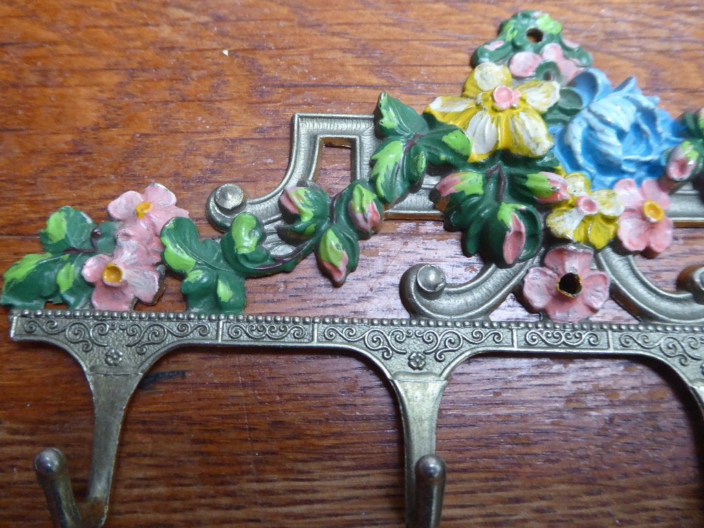 Vintage koperkleurig sleutelrekje, Italy, Ophalen of Verzenden