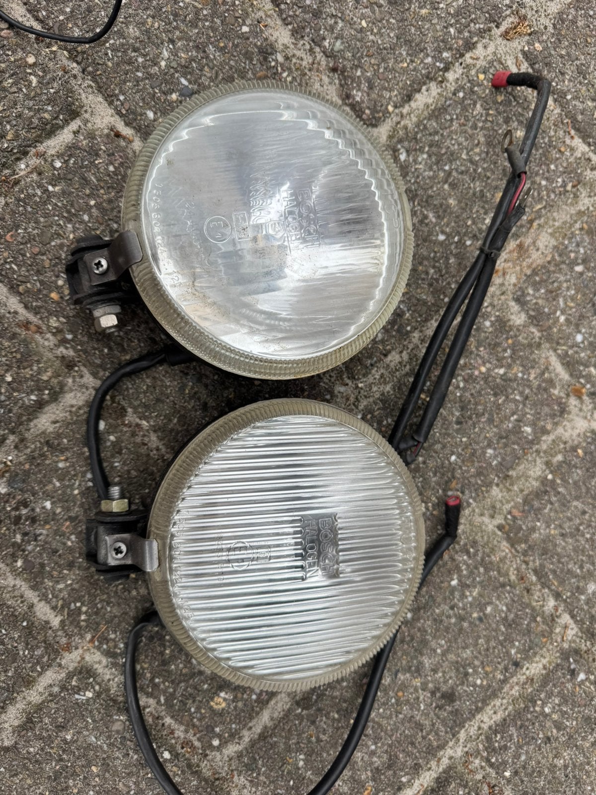 Setje koplampen voor oldtimer motorfiets of auto, Motoren, Ophalen of Verzenden