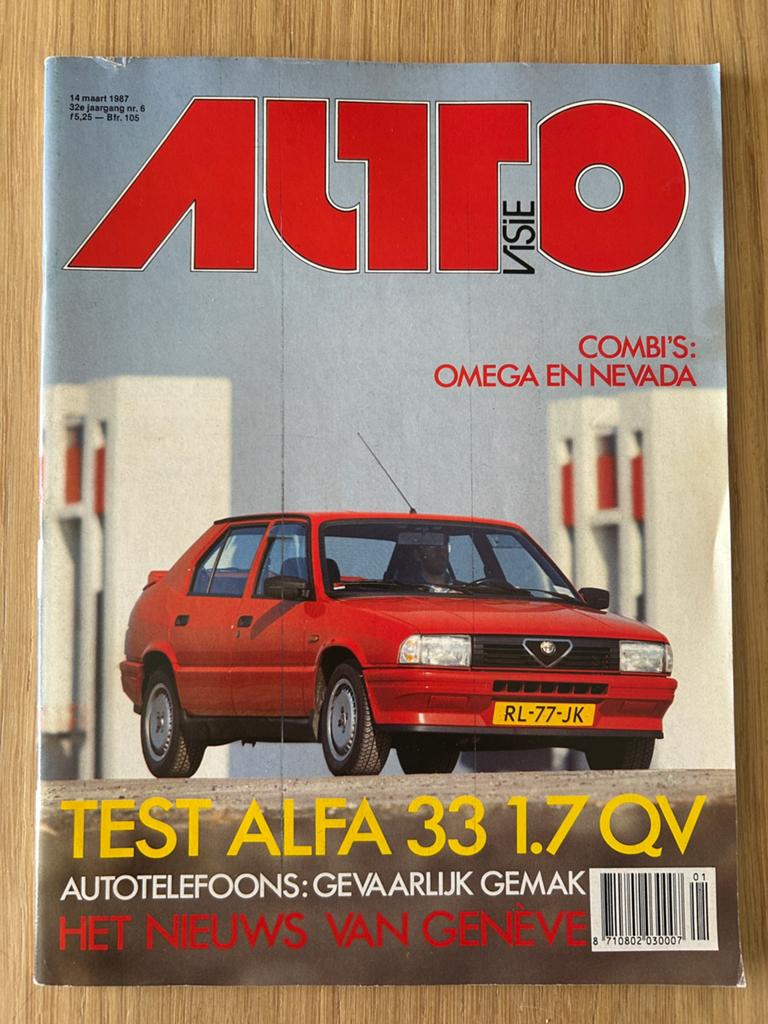 Autovisie 14 maart 1987, Ophalen of Verzenden, Gelezen, Algemeen