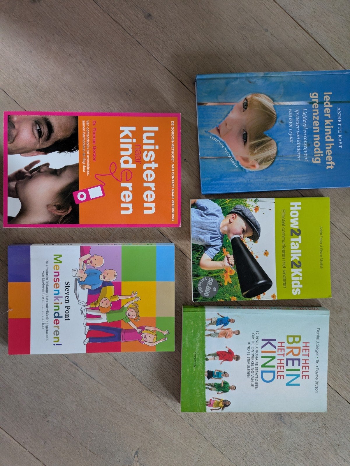 Opvoeding & Kinderpsychologie (5 boeken), Ophalen of Verzenden, Gelezen, Opvoeding tot 6 jaar, Diverse auteurs (o.a. Steven Pont, Annette Kast, Thomas Gordon)