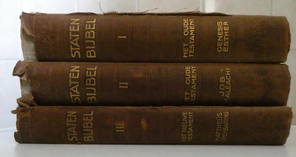 Statenbijbel 3 delen 1913-1915, Ophalen
