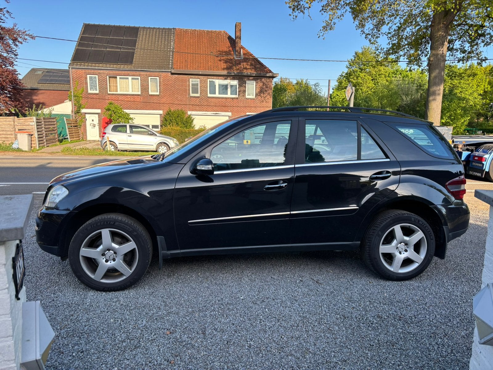Mercedes-Benz M-Klasse 3.0 CDI Ml280 4MATIC AUT 2008 Zwart, Auto's, Automaat, 190 pk, 255 €/maand, Bedrijf