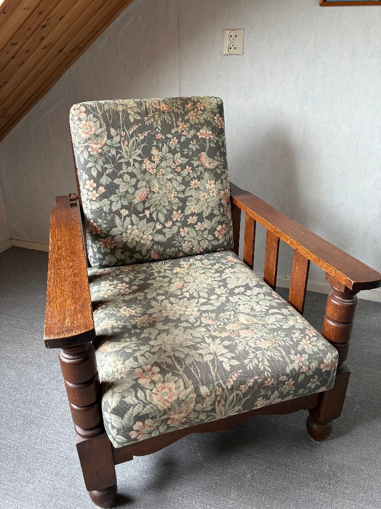 antieke (rook) stoel handgemaakt 1935, Ophalen