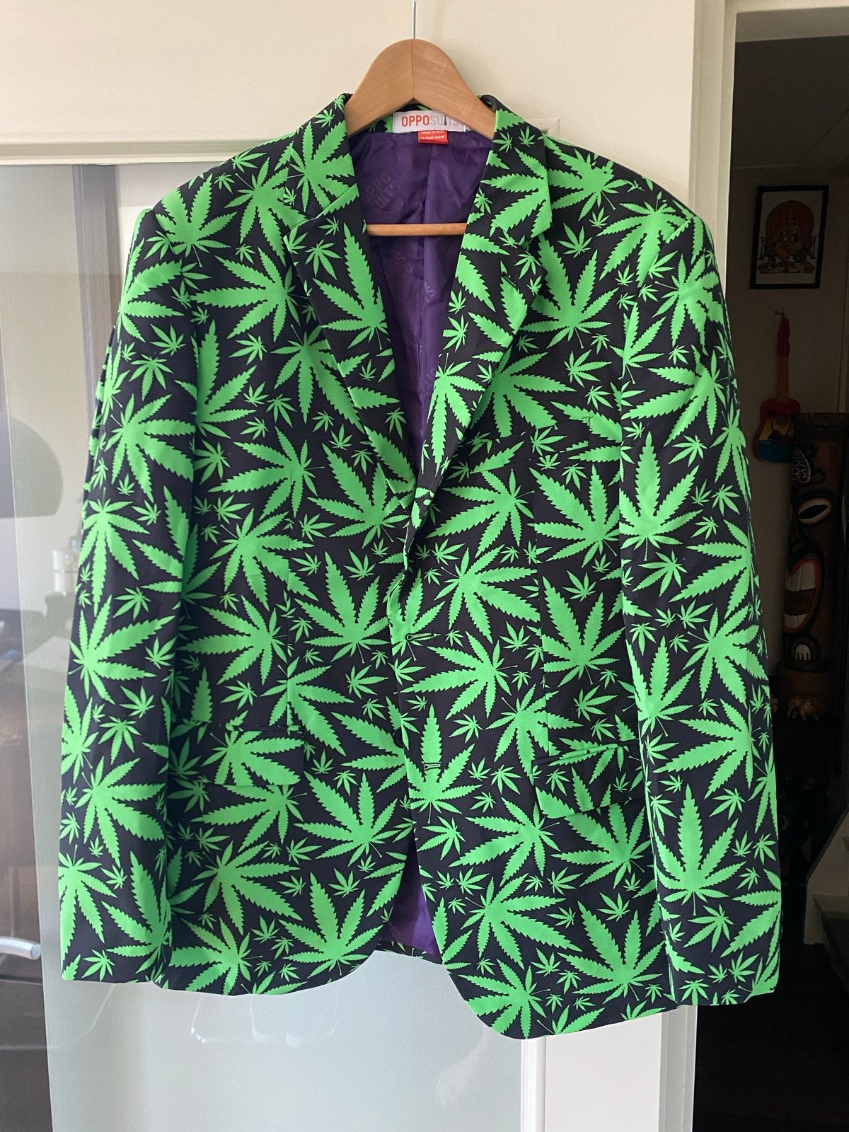 Oppo Suit Cannaboss - Twee maten beschikbaar, Ophalen, Zo goed als nieuw, Maat 52/54 (L), Groen