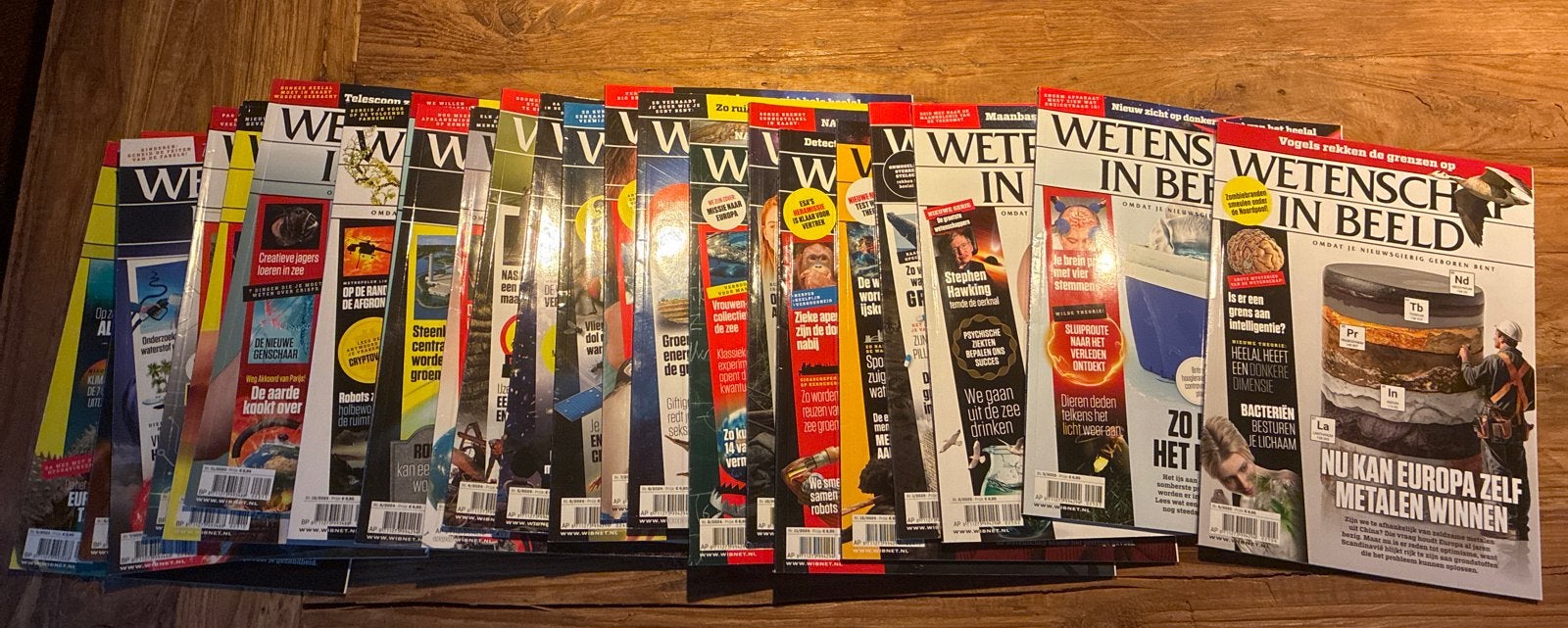 Tijdschrift Wetenschap in Beeld 5-2023 t/m 4-2025, Ophalen of Verzenden, Zo goed als nieuw, Wetenschap en Natuur