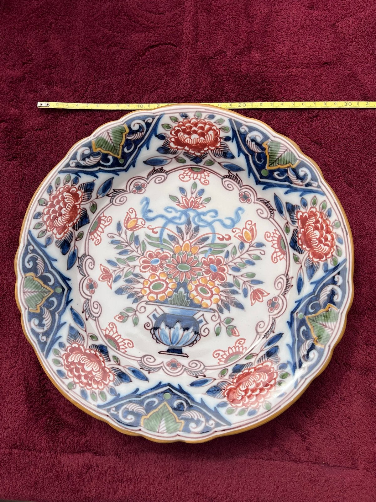 Koninklijke Tichelaar Makkum Sierbord - Imari Decor, Ophalen