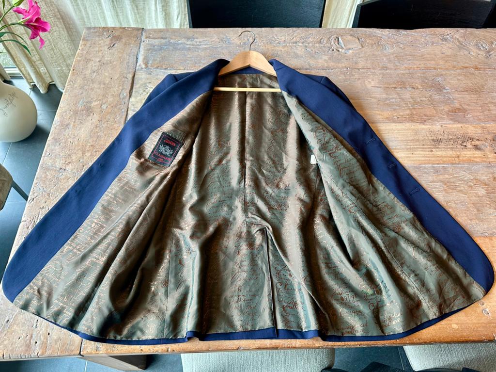 JPG Jean Paul Gaultier Classique Paris blazer jasje maat 44, Jean Paul Gaultier Paris, Blauw, Maat 42/44 (L), Ophalen of Verzenden