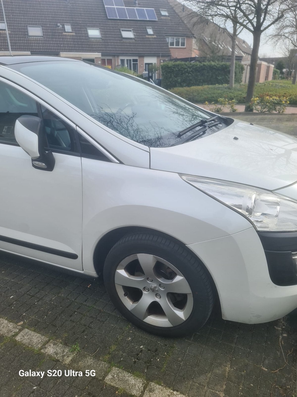 Peugeot 3008 1.6 THP AUT 2011 Wit, Auto's, Peugeot, Zwart, Wit, Particulier, 1455 kg