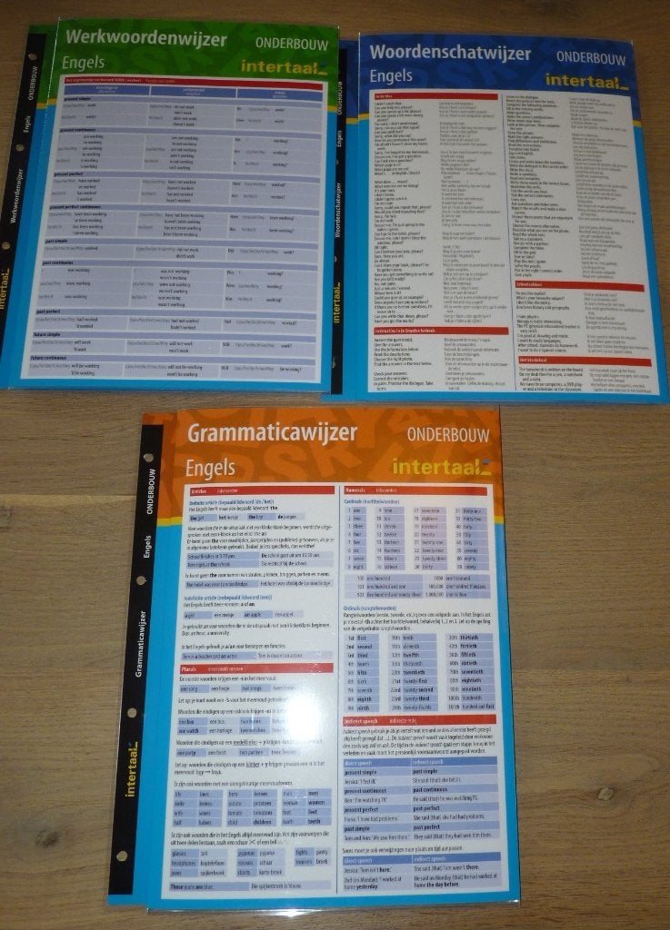 Intertaal Werkwoorden-,Woordenschat-&Grammaticawijzer Engels, Engels, Ophalen of Verzenden, Zo goed als nieuw, Intertaal