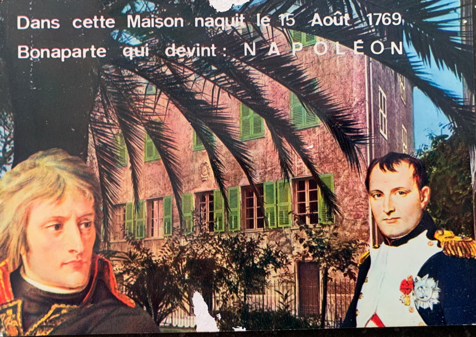 Napoleon, geboortehuis., Ophalen of Verzenden, Gelopen, Frankrijk