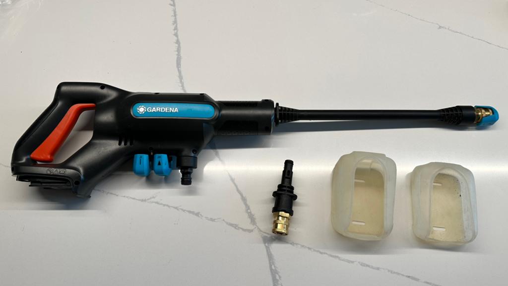 Gardena Aquaclean hogedrukreiniger (DEFECT, voor onderdelen), Tuin en Terras, Hogedrukreinigers, Ophalen, Gebruikt, Accu