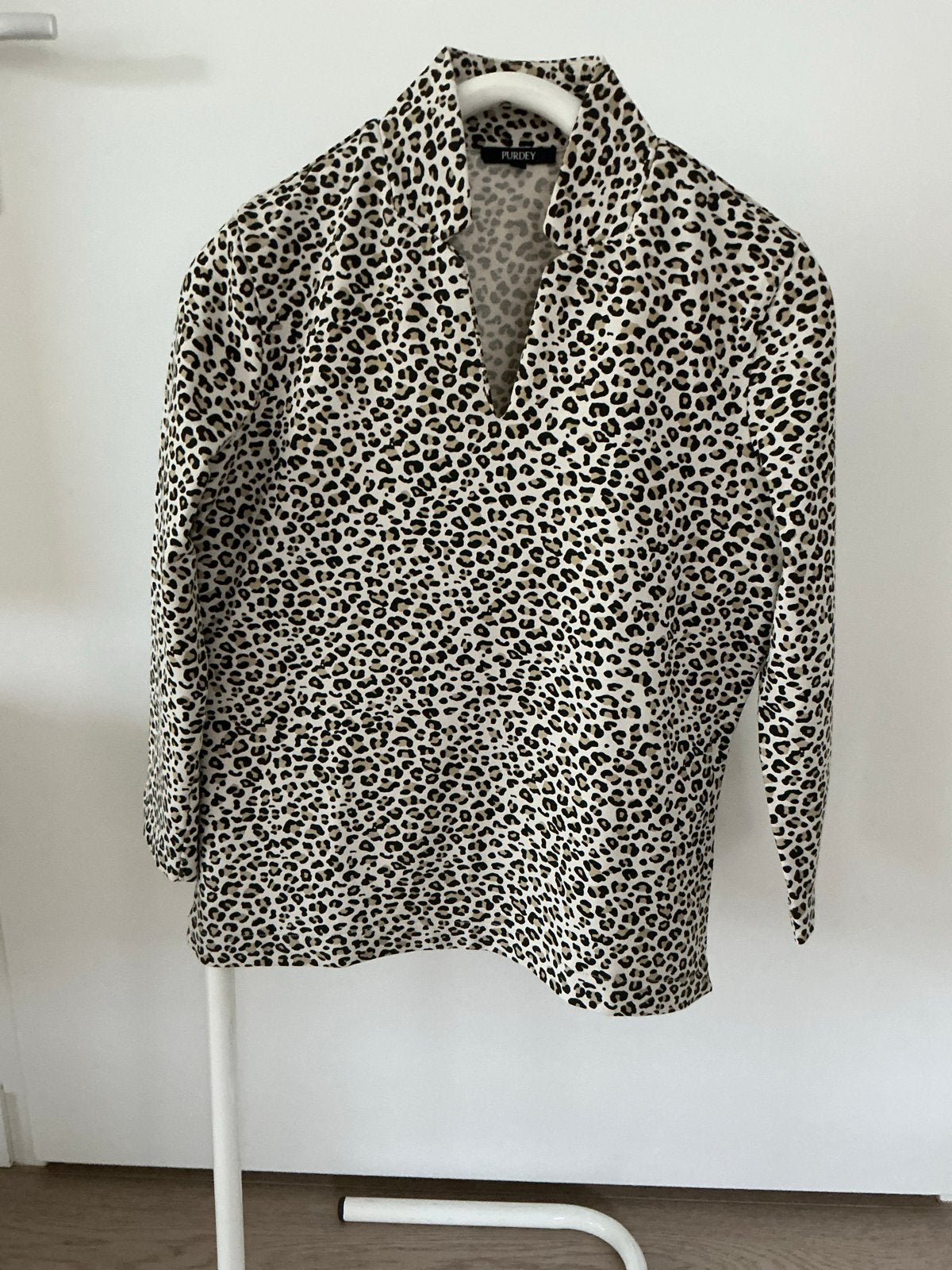 Purdey Leopard Print Top, met driekwart mouw,  Maat S, zgan, Meerkleurig, Ophalen of Verzenden, Zo goed als nieuw, Purdey