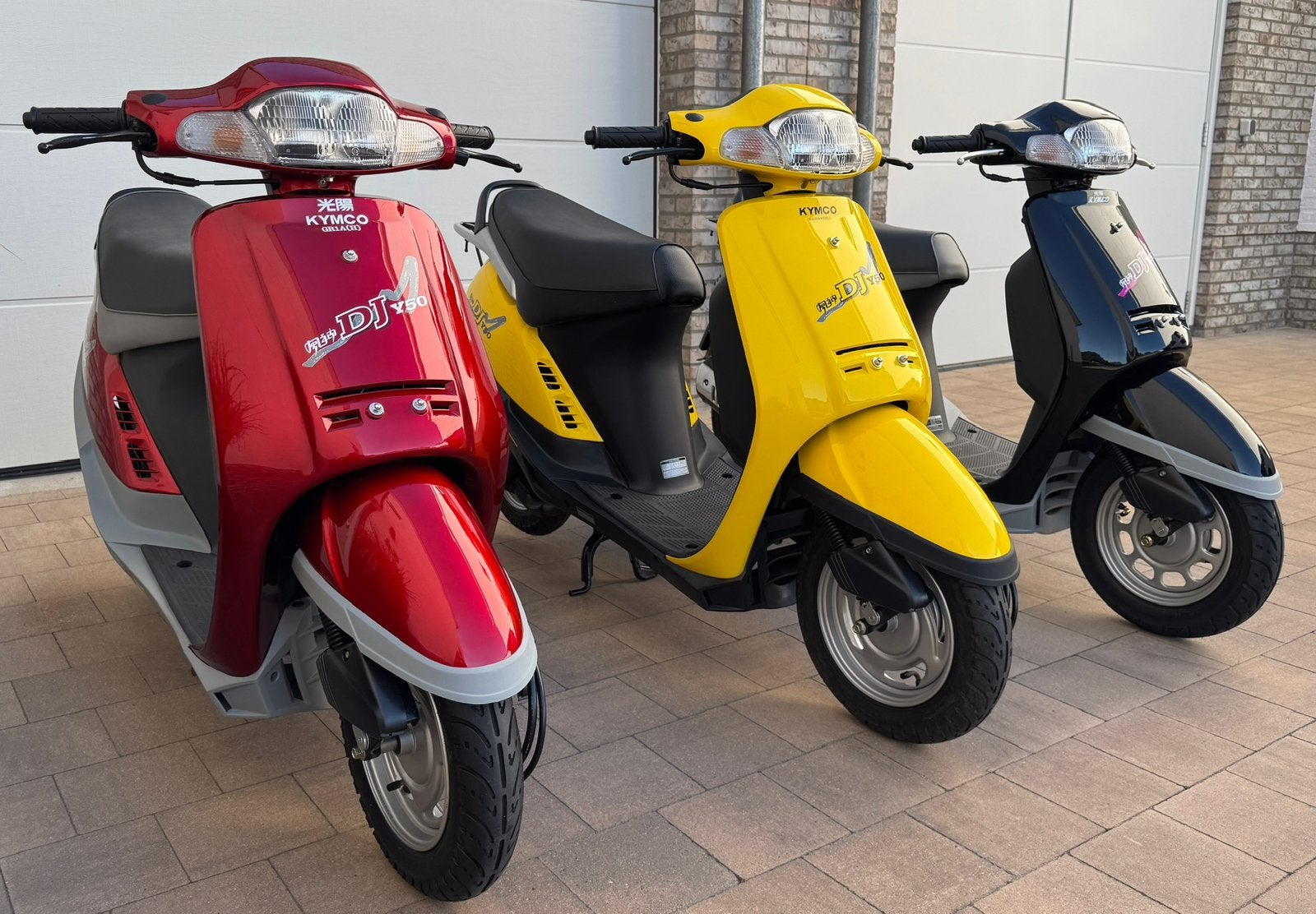 Kymco DJ Y50 - privécollectie van 3 exemplaren (NIEUW)STAAT!, Fietsen en Brommers, Ophalen, Overige modellen, Maximaal 45 km/u