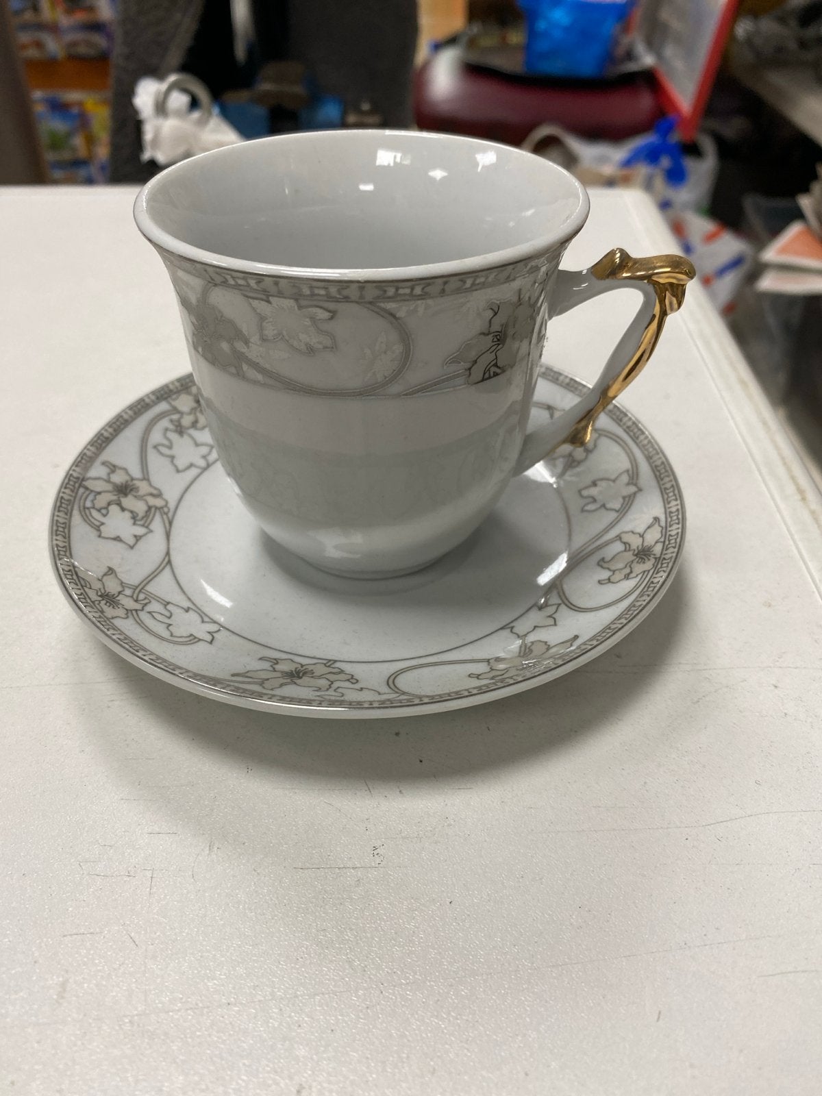 Bavary Fine Porselein Kop en Schotel - Elegant Design, Ophalen of Verzenden