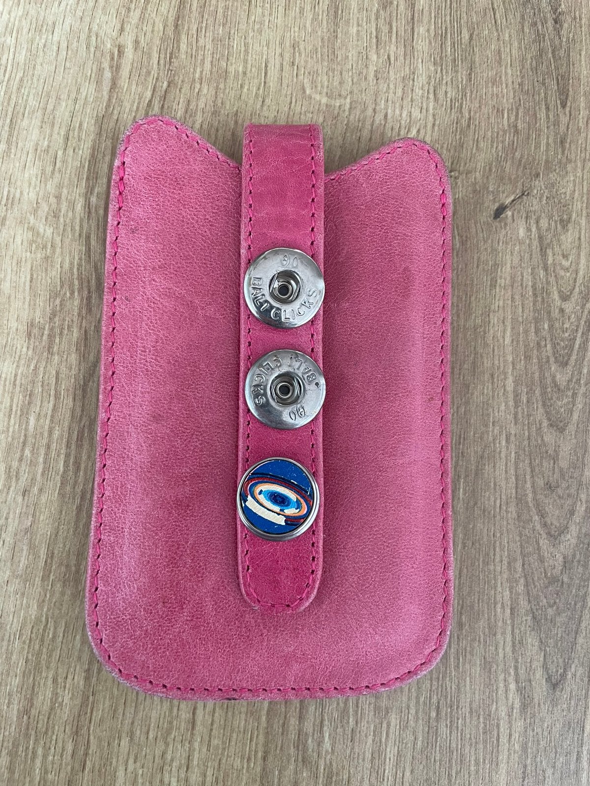 Bali clicks etui portemonnee roze fuchsia Noosa, Ophalen of Verzenden, Zo goed als nieuw, Roze
