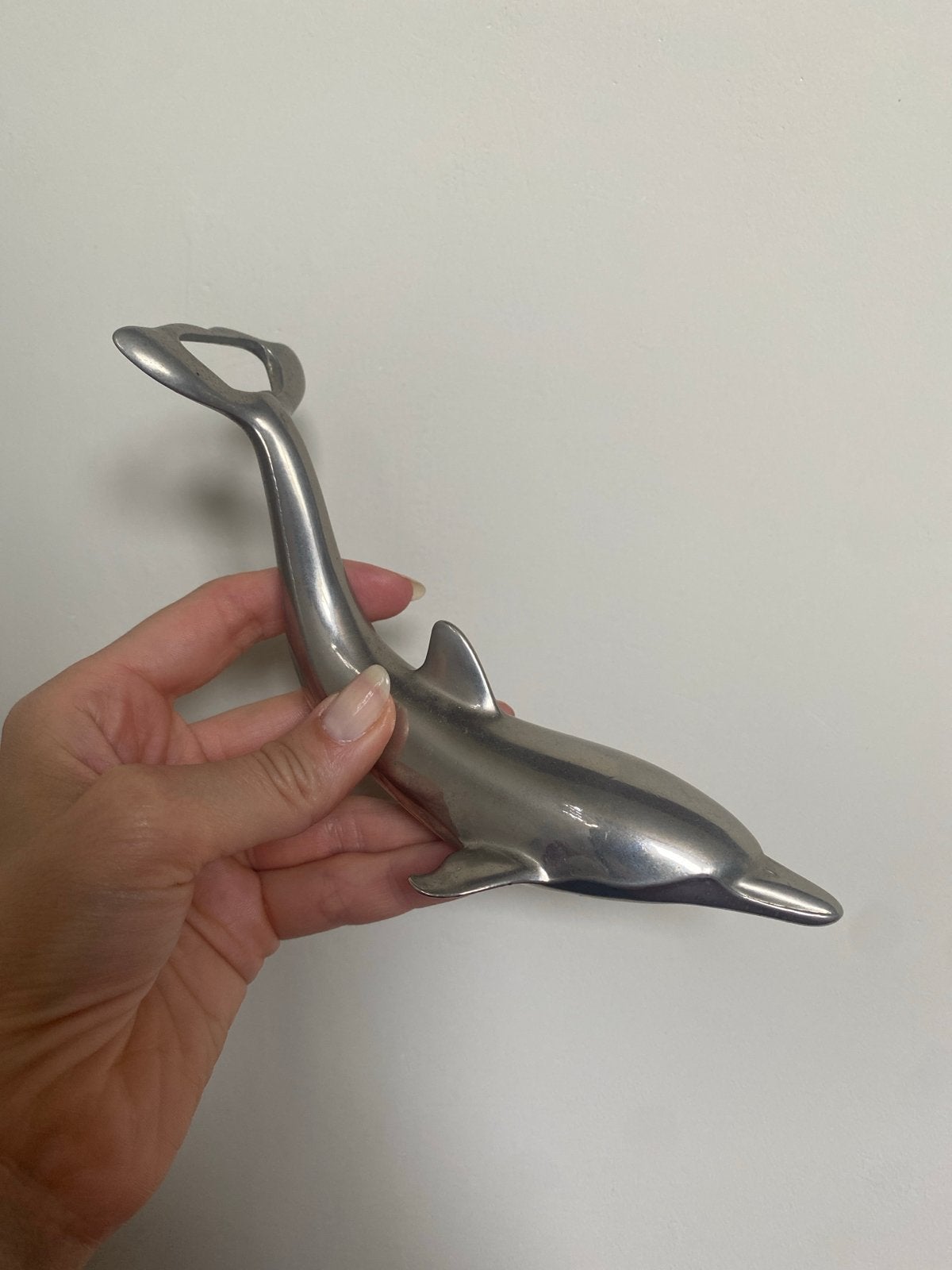 Vintage BMF Germany dolfijn flesopener, Antiek en Kunst, Antiek | Woonaccessoires, Ophalen of Verzenden