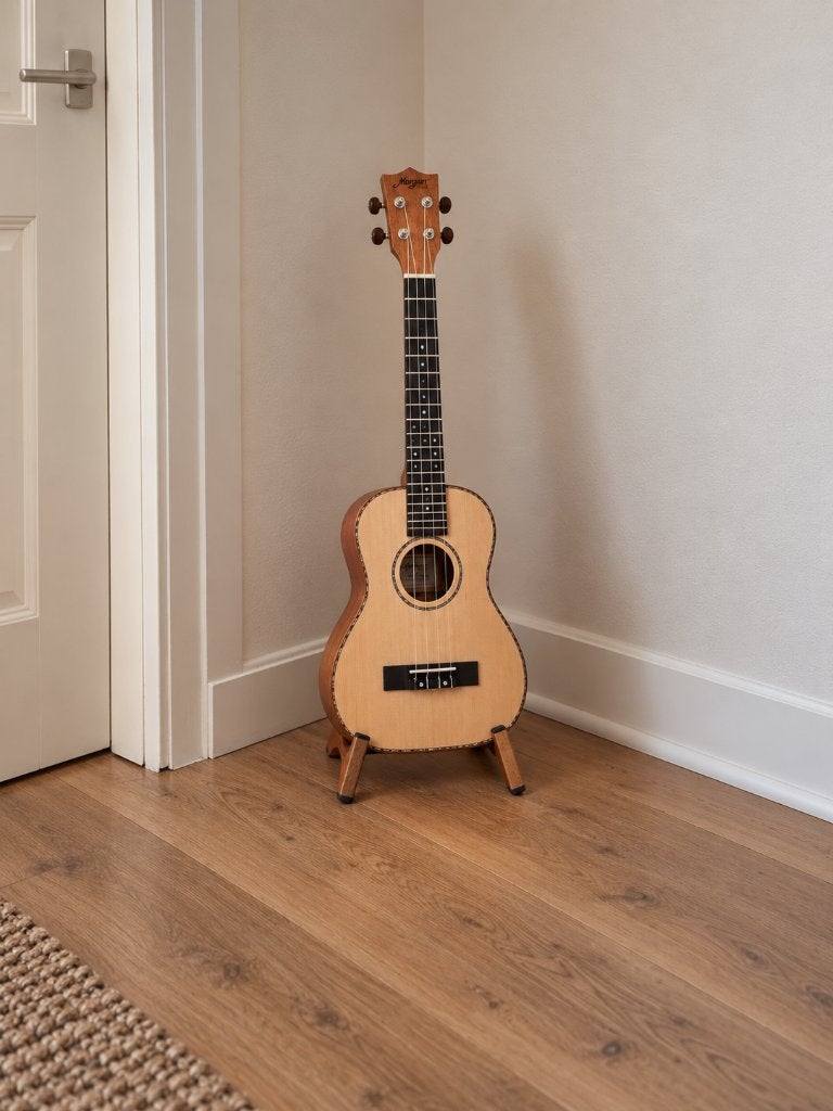 Morgan UK-T-250 SN Tenor Ukulele – Solid Mahogany, Ophalen of Verzenden, Zo goed als nieuw, Overige typen