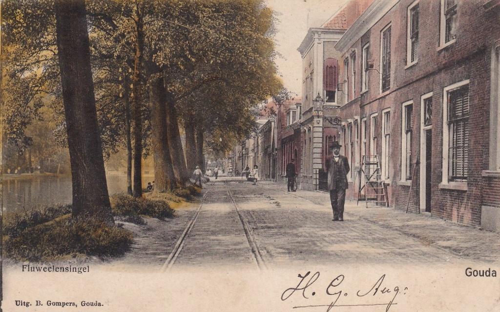 Gouda, 1904., Verzenden, Voor 1920, Gelopen, Zuid-Holland