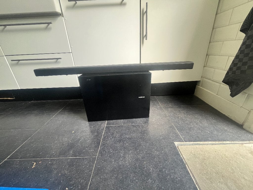 Samsung soundbar + draadloze subwoofer PS-WJ650 — als nieuw,, Ophalen, Bluetooth, Zo goed als nieuw