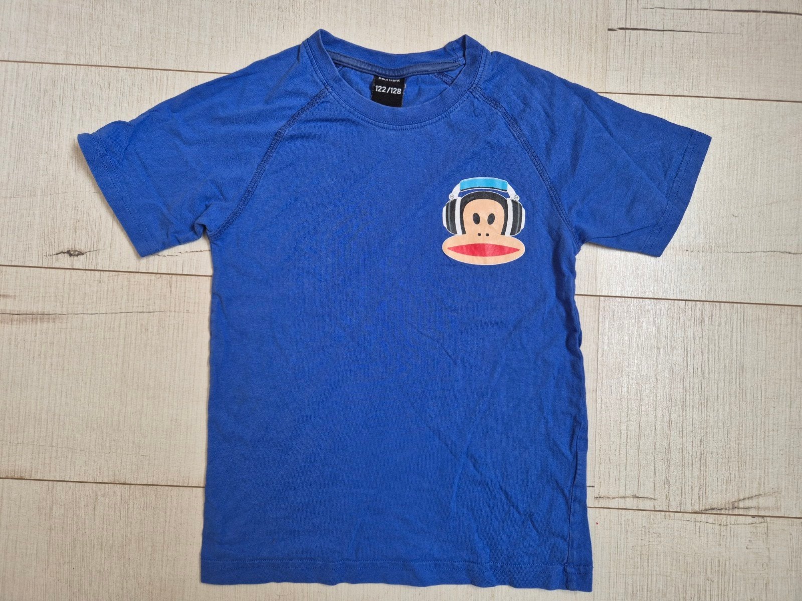 Blauw t - shirt mt 122/ 128 (Paul Frank), Kinderen en Baby's, Ophalen, Zo goed als nieuw, Shirt of Longsleeve, Jongen
