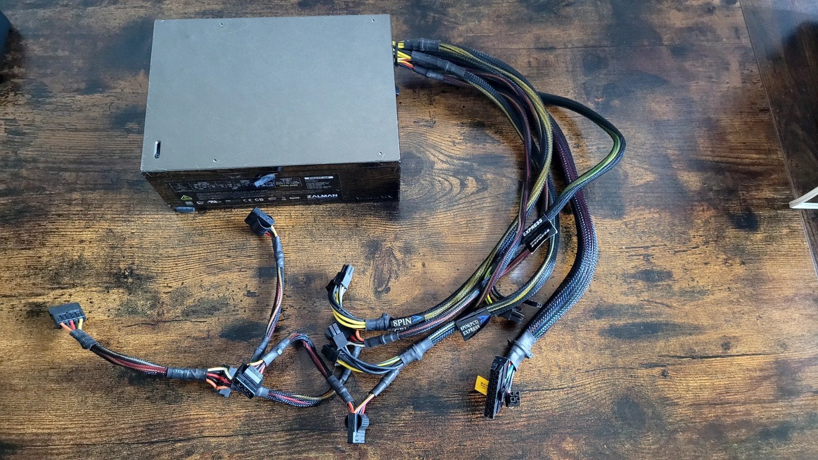 Zalman ZM850-HP 850W Modulaire Voeding, Ophalen, Gebruikt