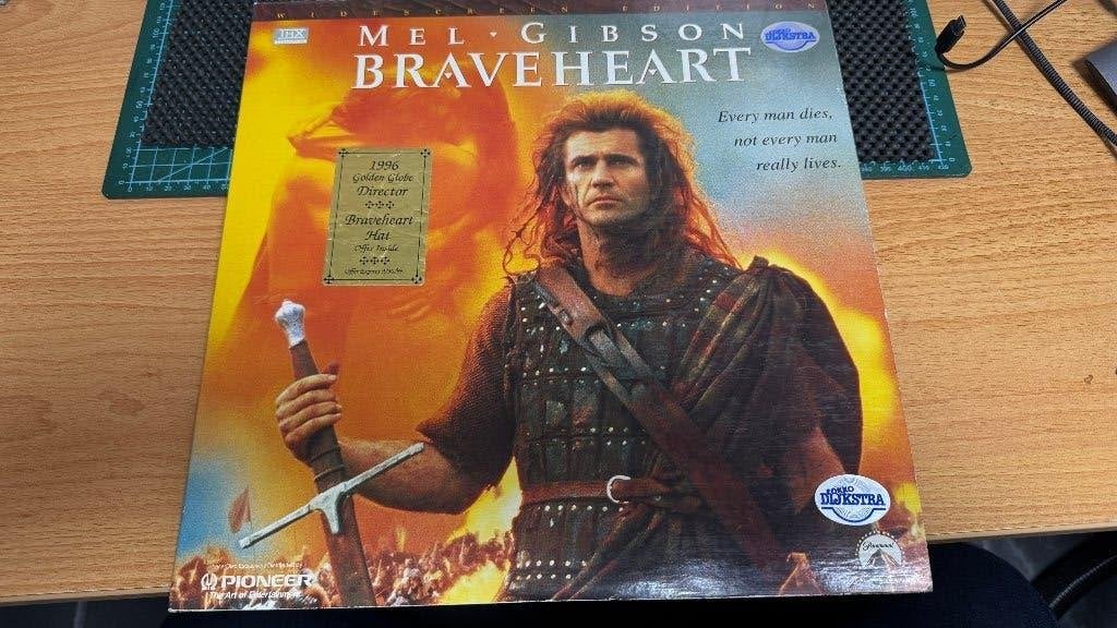 LaserDisc Braveheart 2 Disc, Ophalen of Verzenden, Gebruikt, Film, Overige typen