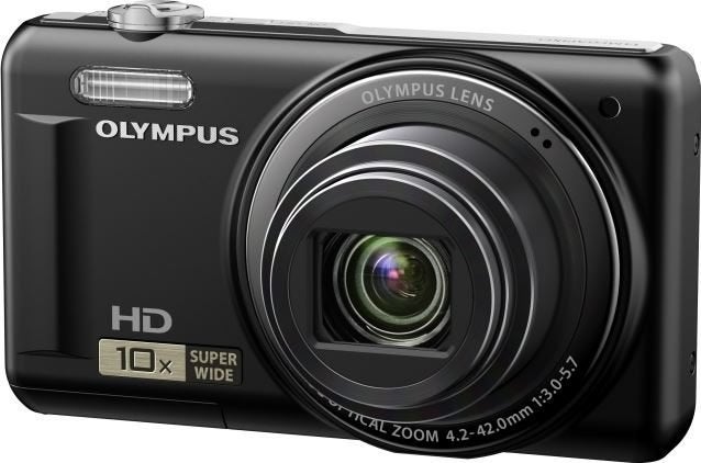 Olympus VR-310 Digitale fotocamera, compl.in doos m/oplader, Cameratas, Ophalen of Verzenden, Zo goed als nieuw, Olympus