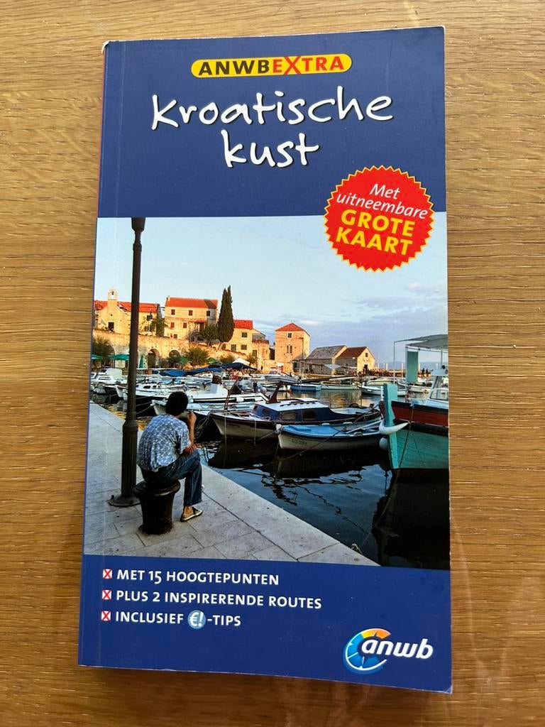 ANWB reisgids kroatische kust, Boeken, Europa, Ophalen of Verzenden, Zo goed als nieuw, Reisgids of -boek