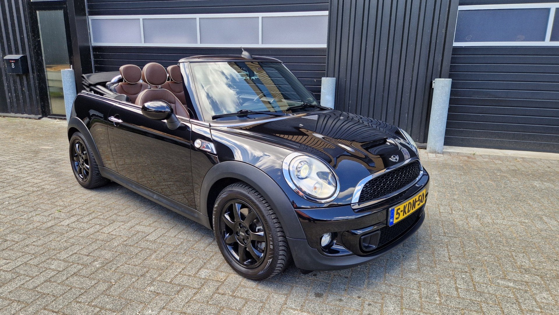 Mini Cabrio 1.6 Cooper S Chili Airco/Leder/Navi, Auto's, Mini, Voorwielaandrijving, Euro 5, Gebruikt, 4 cilinders