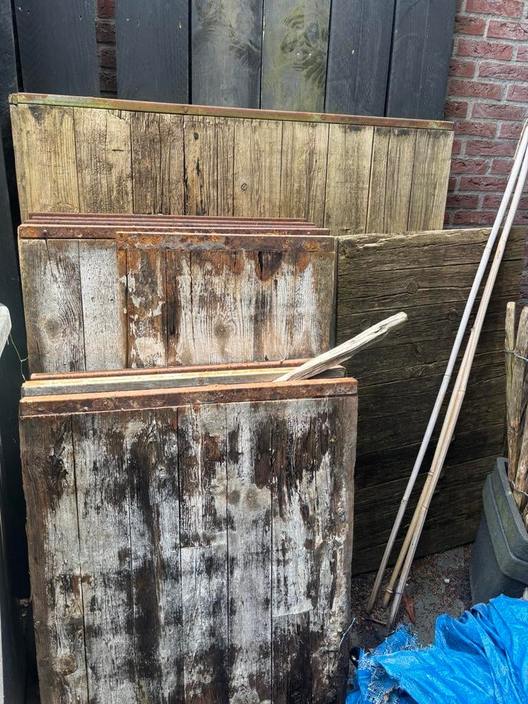 Steenschotten gratis, Tuin en Terras, Terrasdelen en Vlonders, Ophalen, Gebruikt, Hout