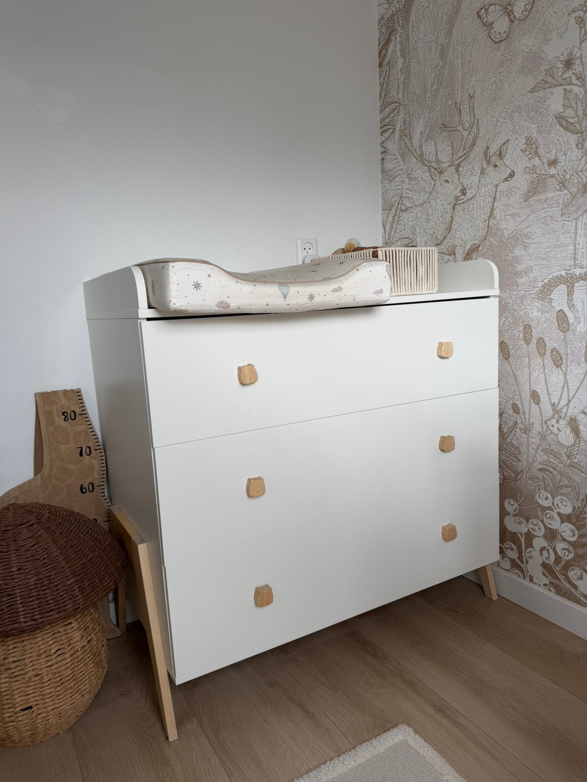 Mooie commode te koop incl handgrepen en organizers, Ophalen, 50 tot 70 cm, 90 tot 105 cm, 100 cm of meer