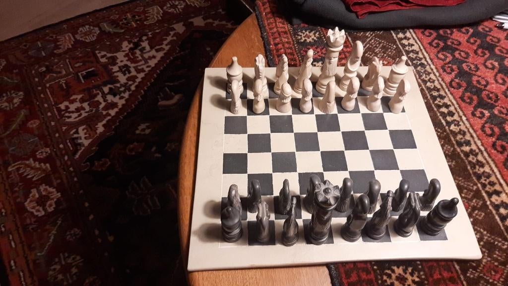 bordspel schaakbord Afrika Afrikaans compleet chess, Een of twee spelers, Ophalen of Verzenden, Nieuw