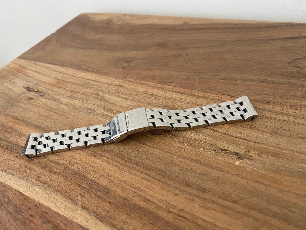 Stalen Breitling pilotband aanzetmaat 20MM, Ophalen, Staal, Gebruikt, Staal