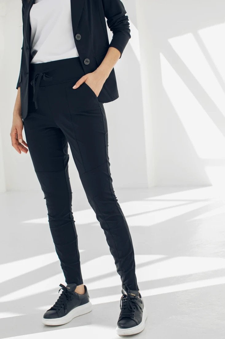 Studio anneloes new franka broek XXL donkerblauw travelstof, Blauw, Maat 46/48 (XL) of groter, Ophalen of Verzenden, Zo goed als nieuw